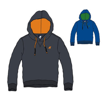 FELPA RAGAZZO CON CAPPUCCIO US GRAND POLO USFR133 - SITE_NAME_SEO