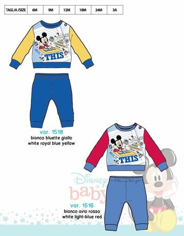 Pigiama neonato in jersey di cotone Disney WI 4155 - SITE_NAME_SEO
