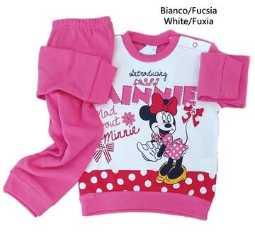 Baby girl's pajamas in warm cotton jersey Disney WI 4190 - SITE_NAME_SEO