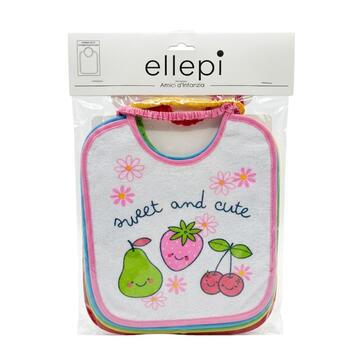 BAVETTA DA BAMBINA IN SPUGNA PLASTIFICATA CON ELASTICO 22x22 ELLEPI AD9571 - SITE_NAME_SEO