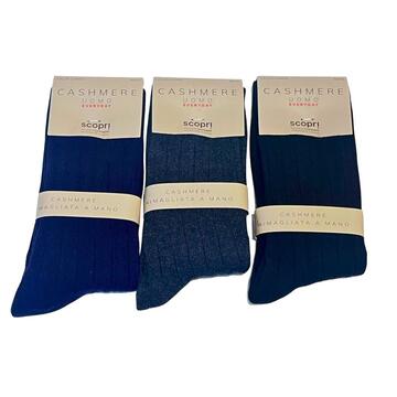 CALZINO LUNGO UOMO TINTA UNITA CASHMERE SCOPRI PRISCO CASHDERBY UL 