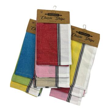 SET 3 STROFINACCI CUCINA DESIDERI DI CASA CLASSIC STRIPE 50X70 - SITE_NAME_SEO