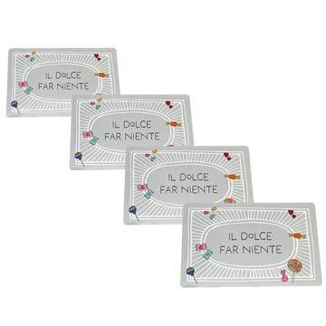 4-PIECE PLACEMAT SET WITH AMERICAN COMIC PRINT - SITE_NAME_SEO