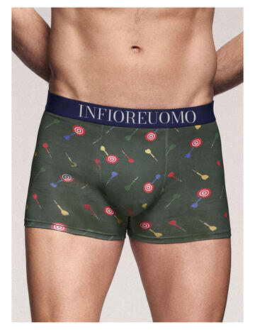 Boxer uomo moda in cotone elasticizzato Infiore Uomo DRT0953 - SITE_NAME_SEO