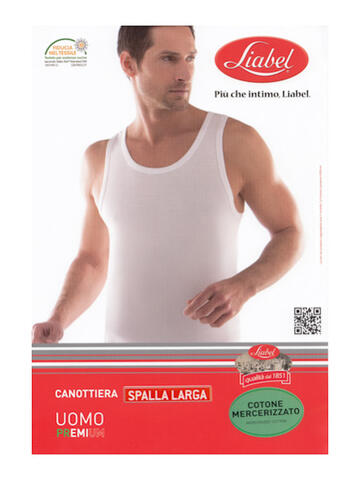 CANOTTA IN COTONE MERCERIZZATO UOMO LIABEL 3028/223 - SITE_NAME_SEO