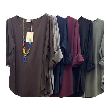 MAGLIA DONNA VISCOSA FLORA 24829