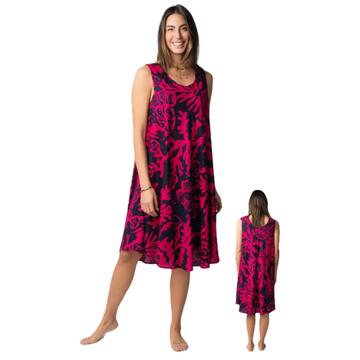 ABITO DONNA IN VISCOSA SPALLA LARGA GIROCOLLO MARILA KF007 - SITE_NAME_SEO