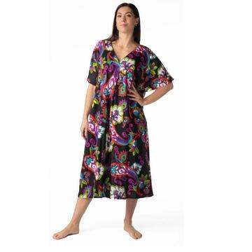 MARILA DILETTA WOMEN'S DRESS SHORT SLEEVE IN VISCOSE - SITE_NAME_SEO