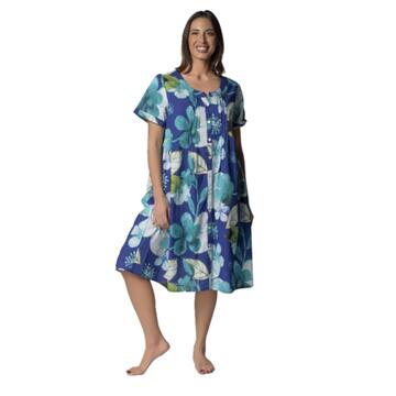 WOMEN'S OPEN MIDI DRESS IN COTTON MARILA MIRIAM - SITE_NAME_SEO