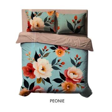 COMPLETO LETTO MATRIMONIALE CON STAMPA DIGITALE BIANCALUNA MISS TERRY - SITE_NAME_SEO