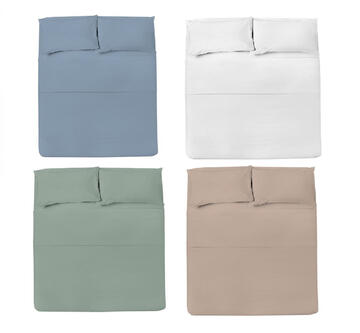 COMPLETO LETTO 1 PIAZZA E MEZZO DI COTONE MISTER COTTON - SITE_NAME_SEO