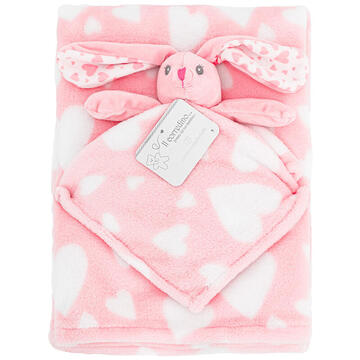 FLEECE CRADLE BLANKET WITH DOUDOU PUPPET NG-4790 NAZARENO GABRIELLI - SITE_NAME_SEO