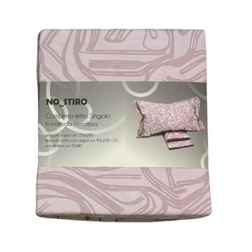 COMPLETO LETTO MATRIMONIALE MICROFIBRA NOVIA NO STIRO - 2 PIAZZE - SITE_NAME_SEO