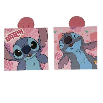 PONCHO MARE IN MICROFIBRA BAMBINO STITCH 50X100  - SITE_NAME_SEO