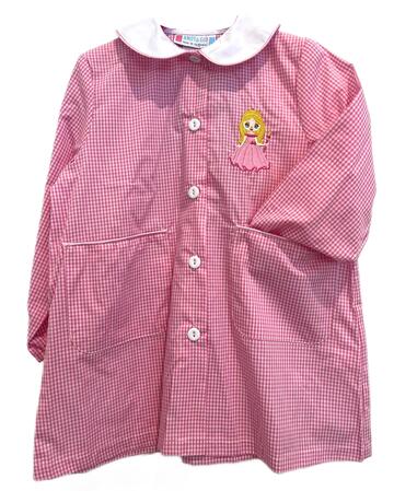 ANDY&GIò 90246 PRINCESS EMBROIDERY KINDERGARTEN APRON FOR GIRLS - SITE_NAME_SEO