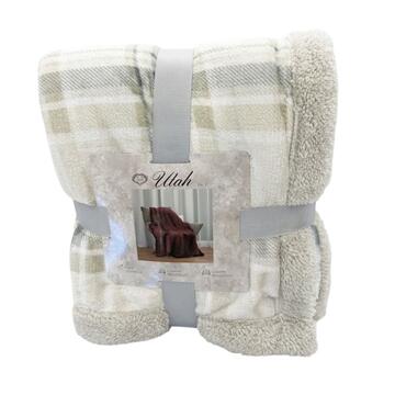 Plaid coral e sherpa Maison Sophie Utah - 190X200 cm - SITE_NAME_SEO