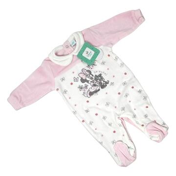 TUTINA NEONATA IN CINIGLIA CON COLLETTO DISENY BABY WQ3104 - SITE_NAME_SEO