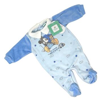 TUTINA NEONATO IN CINIGLIA CON COLLETTO DISNEY BABY WQ310 - SITE_NAME_SEO