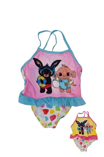 GIRL'S ONE-PIECE SWIMSUIT WITH BING PRINT 2-6 YEARS ZY8002 - SITE_NAME_SEO