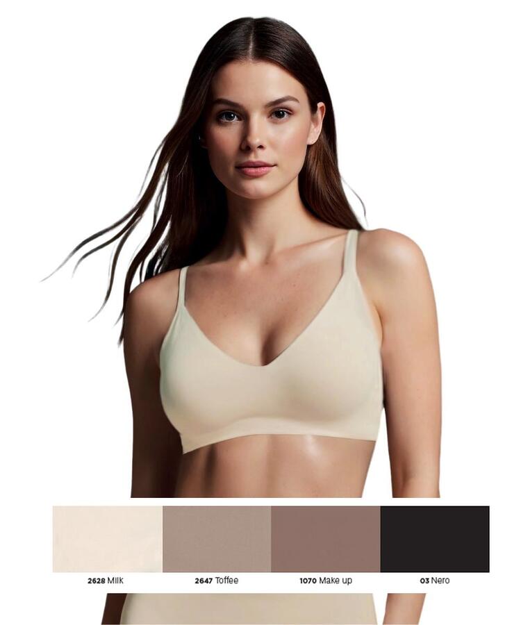 Reggiseno imbottito a vela senza ferretto in micro Lormar Touch Pure Vela Lormar