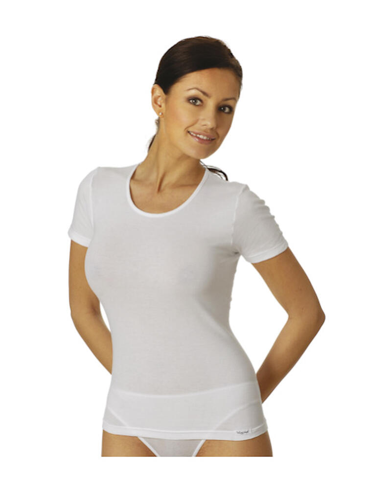 T-shirt donna girocollo in cotone elasticizzato Vajolet 4804 Vajolet