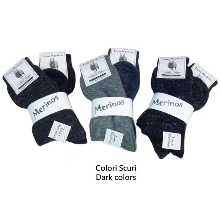 Calzino corto donna in lana Merinos Goffredo Berenzi 1001 GOFFREDO BERENZI