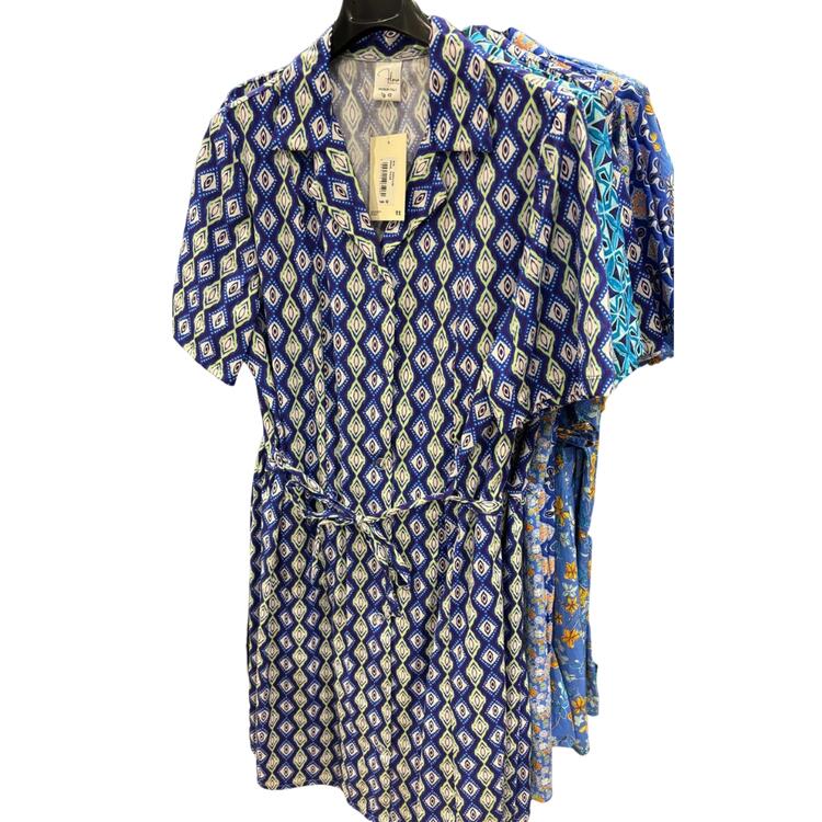  ABITO VESTAGLIA APERTO MANICA CORTA FLORA V106 FLORA