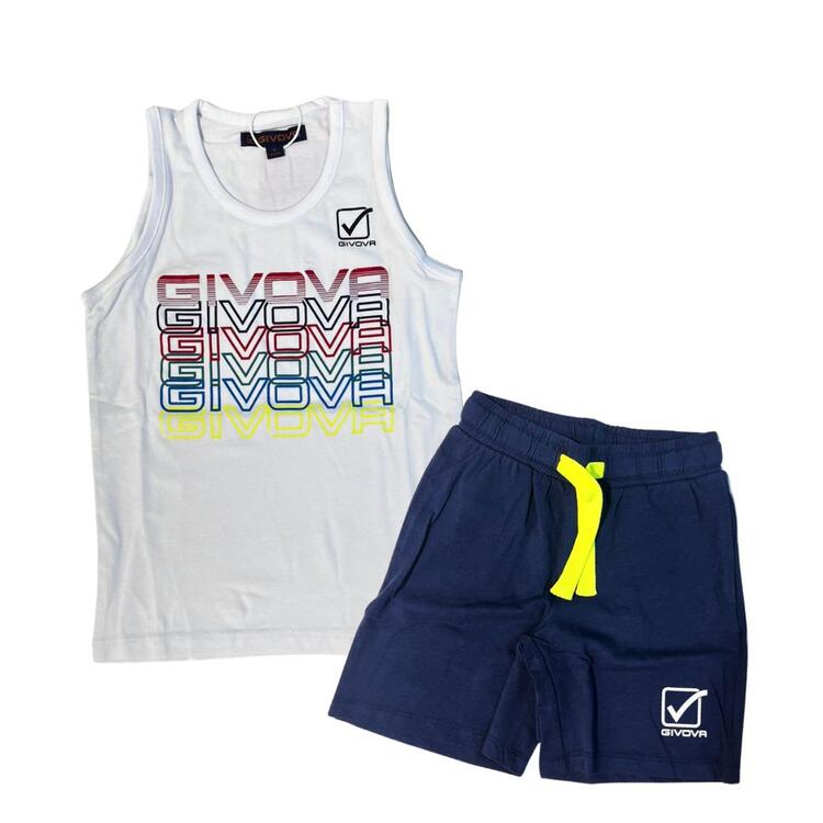 COMPLETO BAMBINO CANOTTA E PANTALONCINO GIVOVA CCC010GB Givova