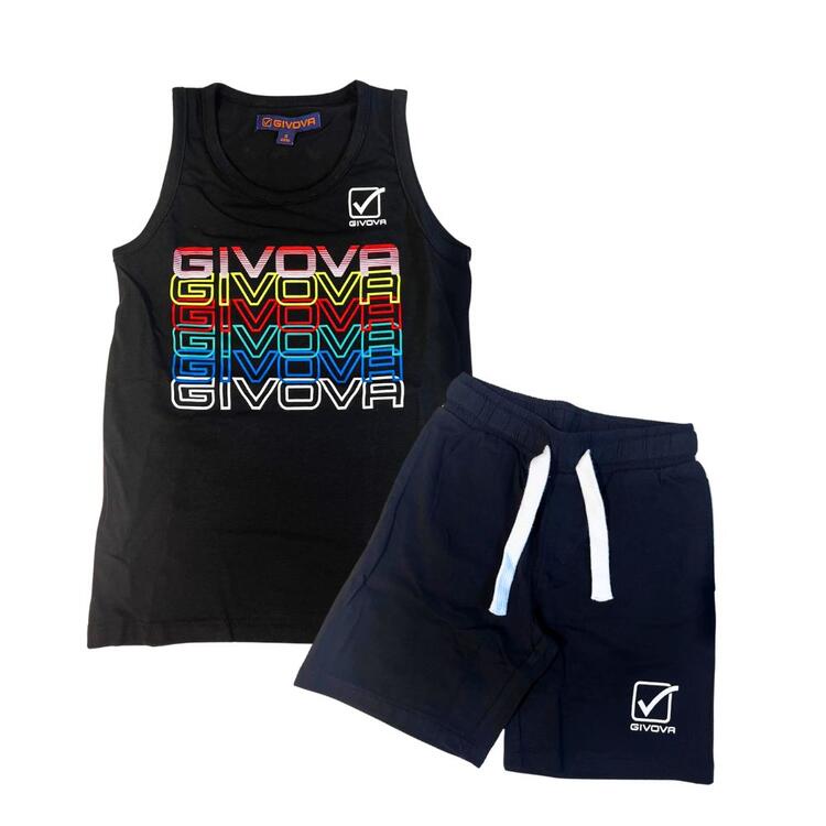 COMPLETO BAMBINO CANOTTA E PANTALONCINO GIVOVA CCC010GB Givova