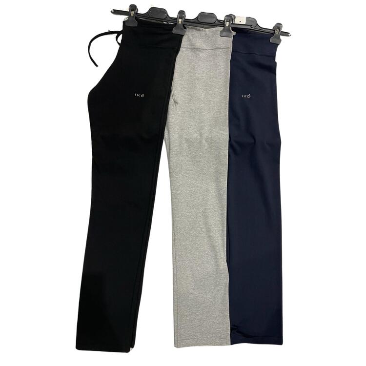 WOMEN'S TROUSERS WITH HIGH WAIST COTTON BAND IKò 1103 Ikò
