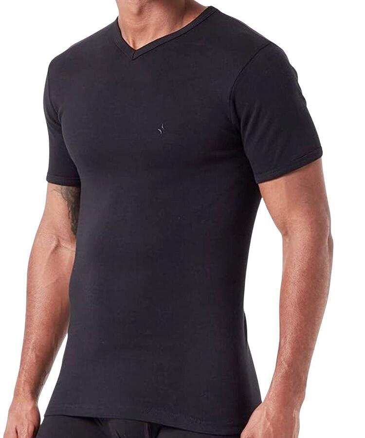 T-shirt uomo calibrata in caldo cotone felpato a V Navigare 112XL Navigare