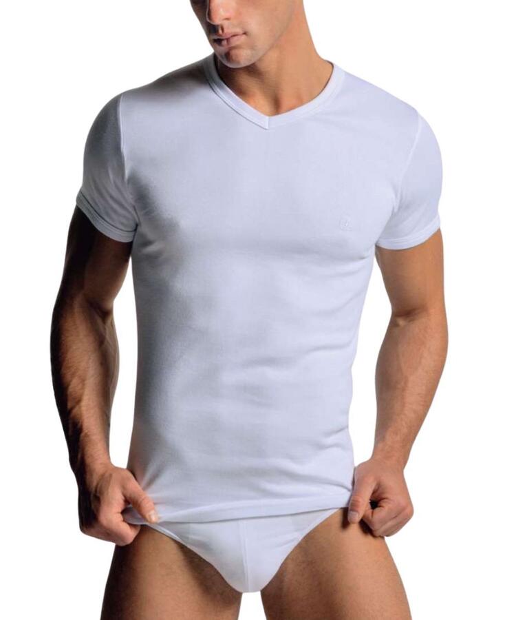 T-shirt uomo calibrata in caldo cotone felpato a V Navigare 112XL Navigare