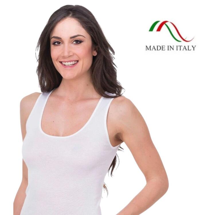 CANOTTA SPALLA LARGA DONNA LEABLE 1404 TG.3/6 Leable