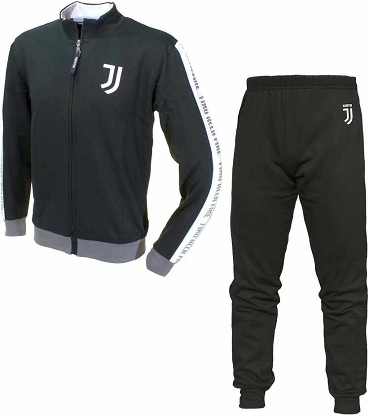 Tuta homewear uomo in cotone felpato Juventus B2JU14118 JUVENTUS