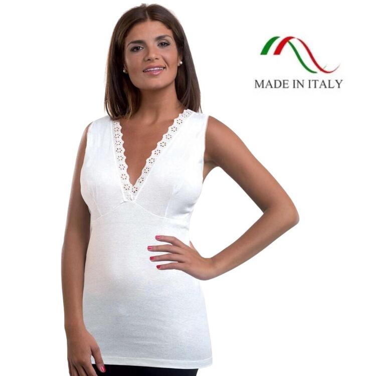 CANOTTA SPALLA LARGA DONNA CON FORMA SENO LEABLE 1464 TG.4/8 Leable