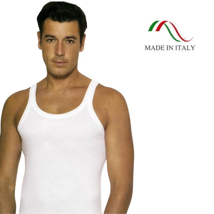 Canottiera uomo in cotone spalla stretta Leable 1476 Leable