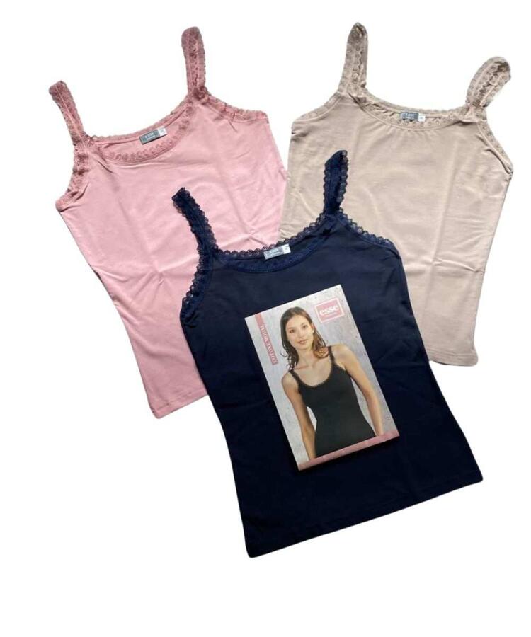 Canottiera donna a spallina in cotone modal Esse Speroni 1702 ESSE SPERONI