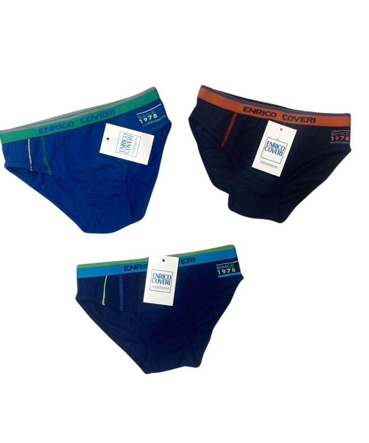 Slip ragazzo in cotone elasticizzato Enrico Coveri ES4155 COVERI