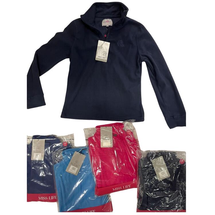 GIACCA DONNA MEZZA ZIP IN MICROPILE MISS LIFE PI5000 STORMY LIFE