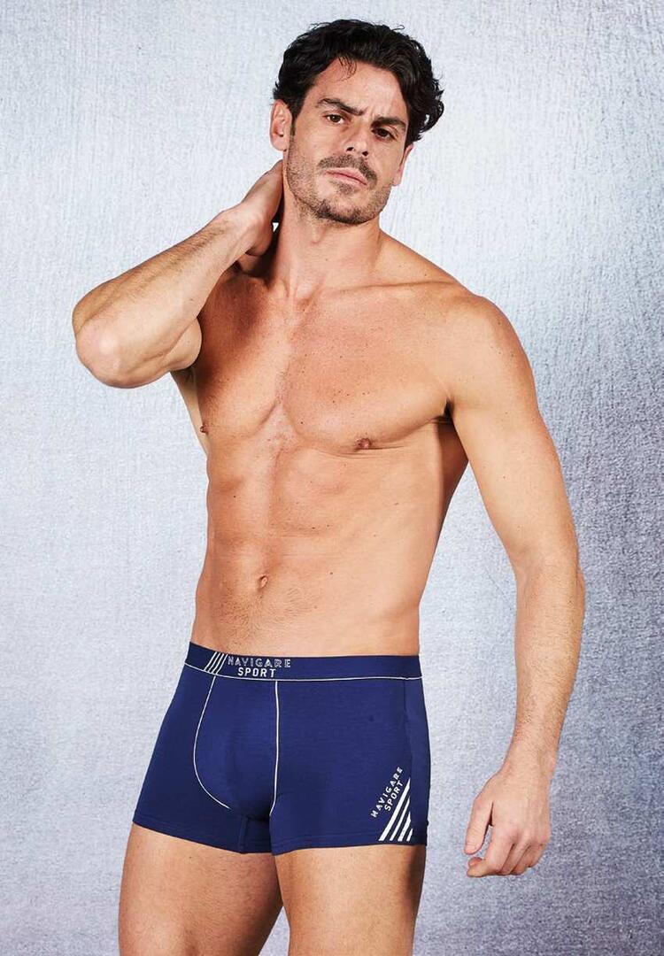 Men's fashion boxer shorts in stretch cotton Navigare 21308Z Navigare