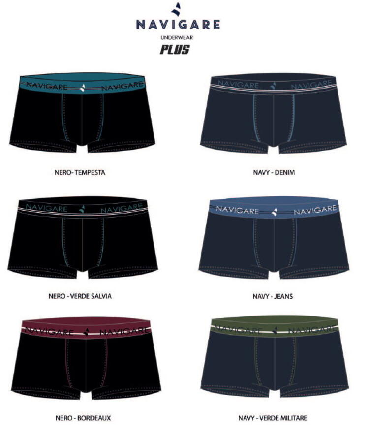 Boxer uomo in cotone elasticizzato Navigare 21520 Navigare