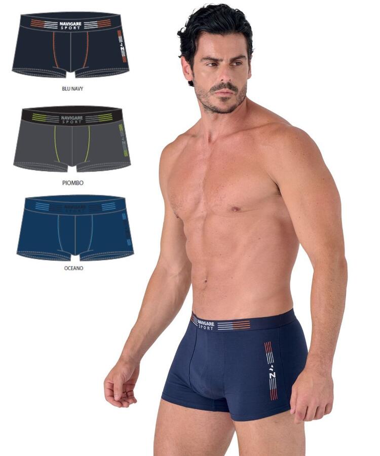 Boxer uomo in cotone elasticizzato Navigare 21588 Navigare