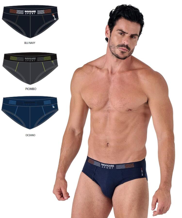 Slip uomo in cotone elasticizzato Navigare 21589 Navigare