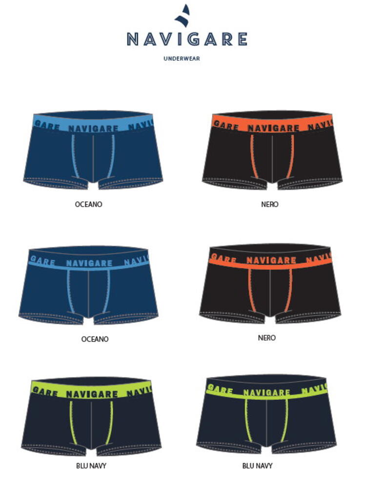 Boxer uomo in cotone elasticizzato Navigare 21594 Navigare