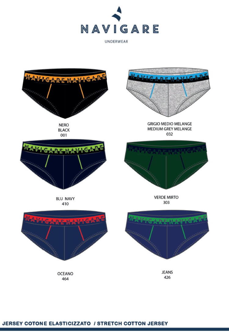 Men's briefs in stretch cotton Navigare 2217Z Navigare