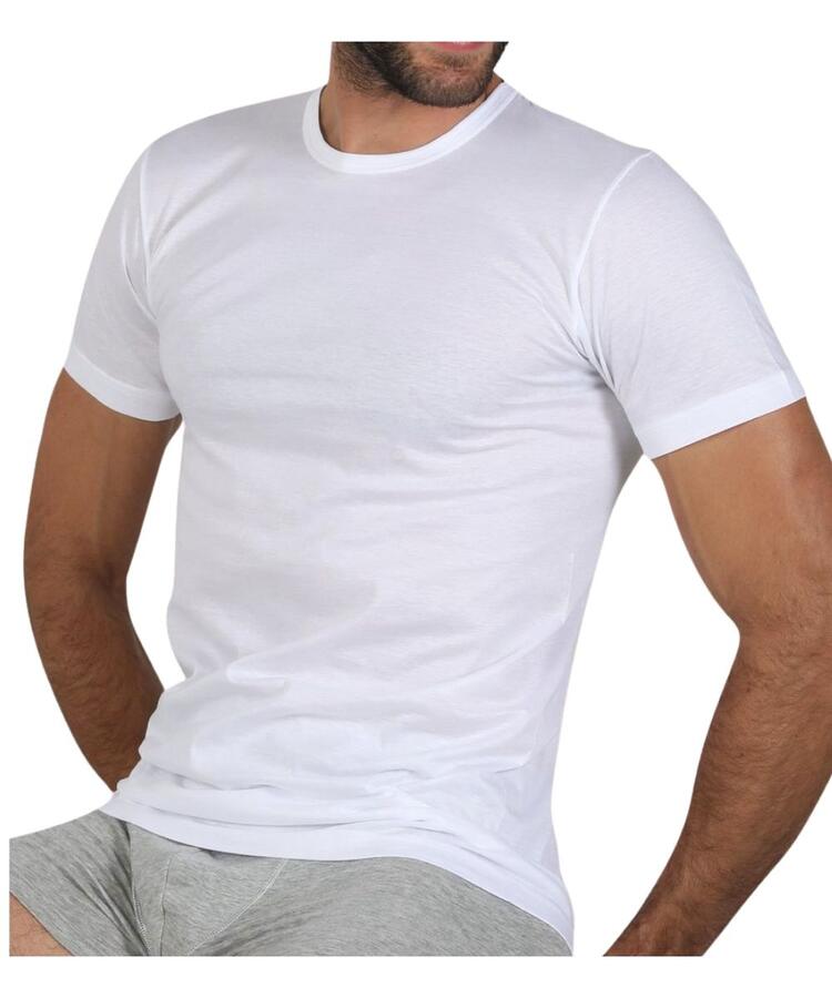 T-shirt uomo girocollo in cotone filo di Scozia Fragi 2340 Fragi