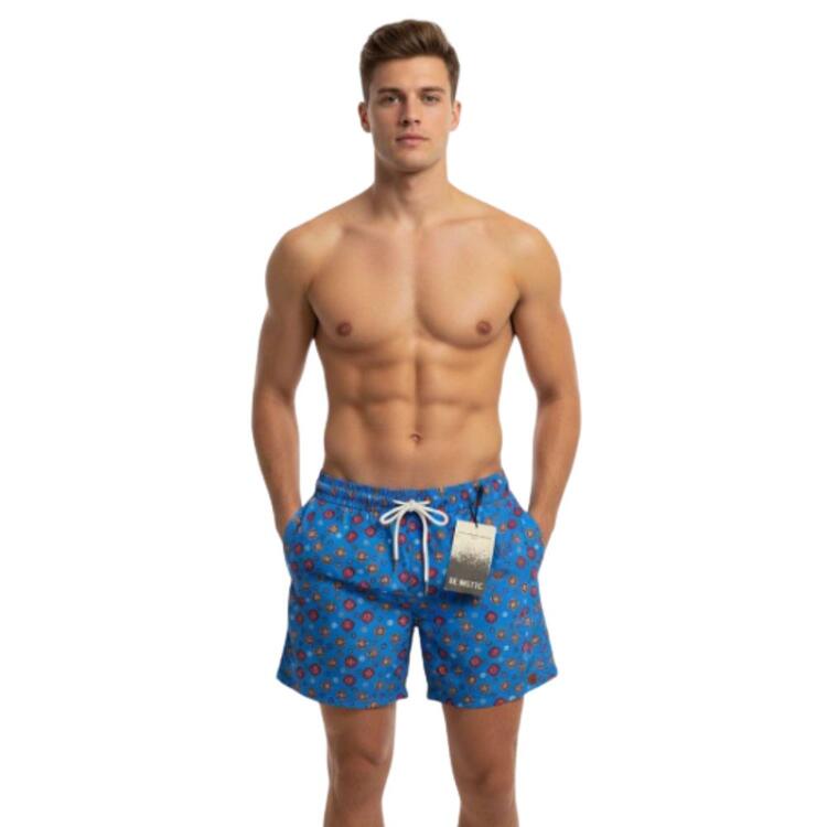 BE MISTIC 24118 MAIOLICA PATTERN SWIM SHORTS Be Mistic