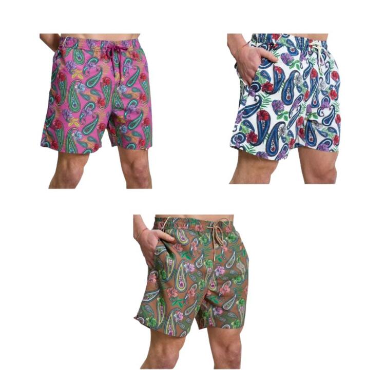 BE MISTIC 24235 CASHMIRE PATTERN SWIM SHORTS Be Mistic