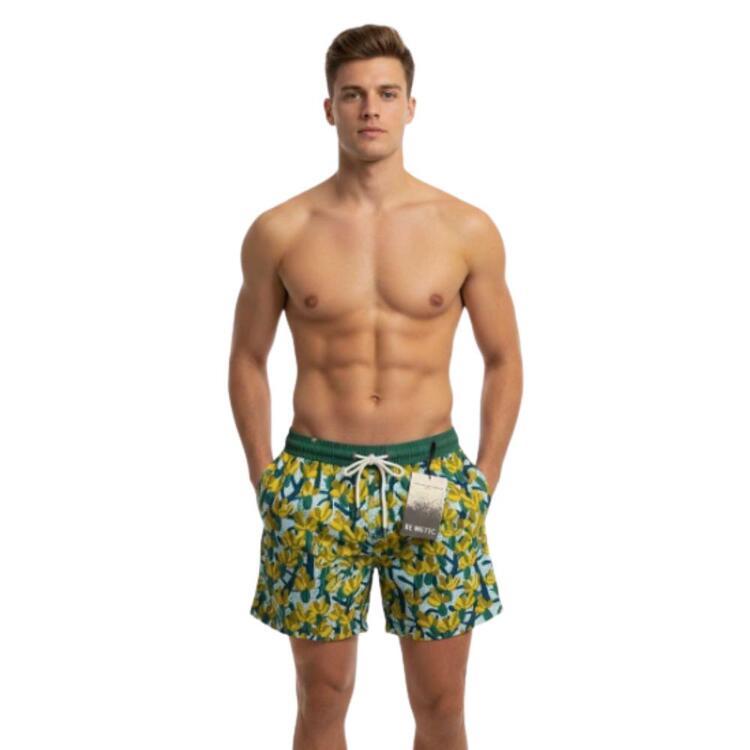 BE MISTIC 24237 CACTUS PRINT SWIM SHORTS Be Mistic