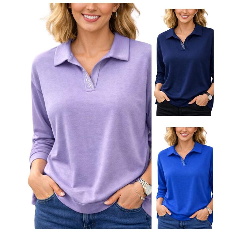 POLO OVER DONNA MANICA LUNGA FEDERICA 2483 Federica